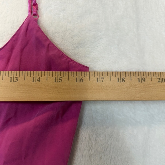La Senza Nightie Womens Size Small Pink Semi Sheer Coquette Sexy Short Boudoir - Picture 4 of 7